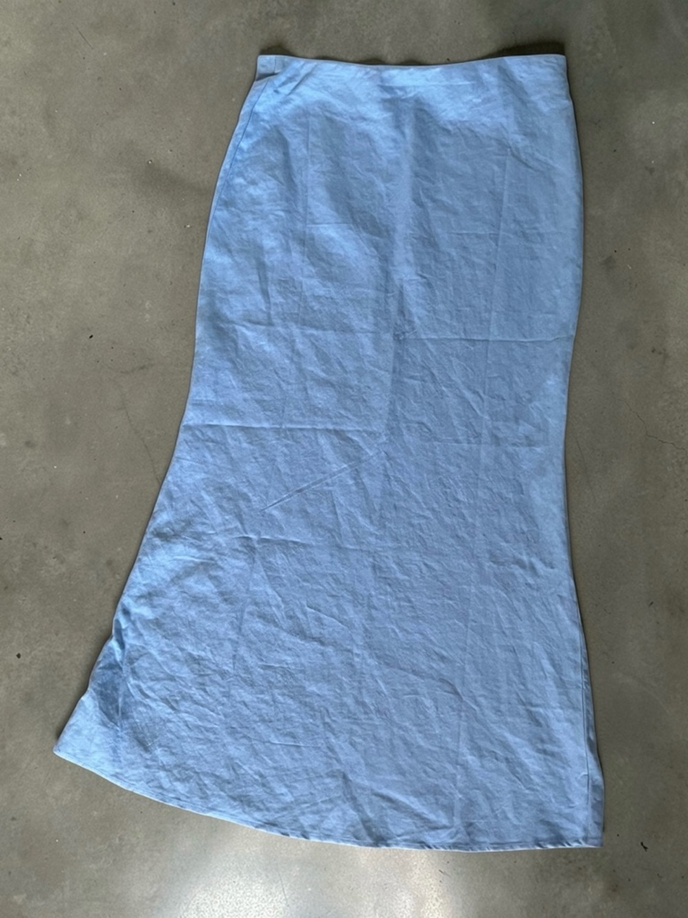 Anthropologie Sky Blue Maxi Skirt